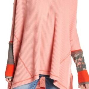 Free People | We The Free Top with Camo Sleeves